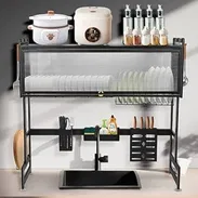 Para tu hogar: Escurridor de platos con Ventana  💲55 USD  Mantén tu cocina más organizada y protegida - Img 56812320