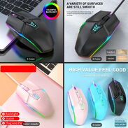 Mouse RGB de 6 botones, cableado nuevo en caja - Img 45450725