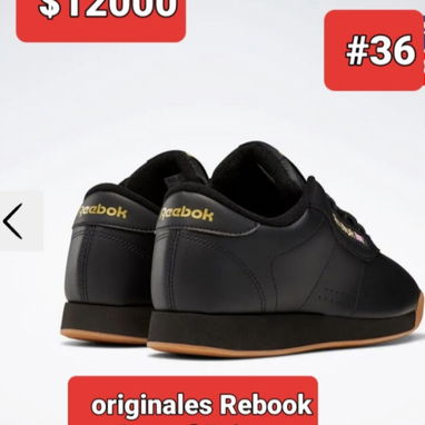 Tenis originales Reebok #36 - 3/4