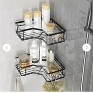 🏠 Organizador para Baño – Diseño en L, Gran Capacidad y Fácil Instalación - Img 55018127