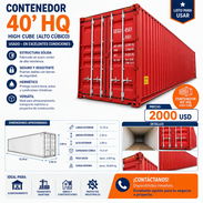 CONTENEDOR 40’ HQ HIGH CUBE DISPONIBLE! 🚢 - Img 57596078