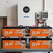 KIT SOLAR ANENJI 12KW 48V-W + 10kwh en BATERÍA 4X CTOLITY LiFePO4 25.6V 100Ah - Img 57369990