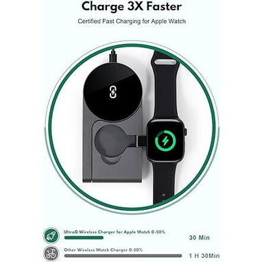 🔋 CARGADOR INALÁMBRICO 3 EN 1 MAGSAFE 15W PLEGABLE PARA IPHONE APPLE WATCH AIRPODS ENVÍO + GARANTÍA - Img 123432235