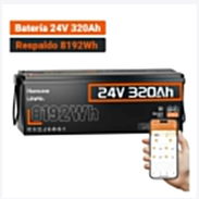 En venta: BATERIA HUMSIENK LIFEPO4 24V 320AH 8.19KWH PARA RESPALDO EN CASA CON BMS 200A - Img 58478347