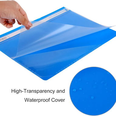 Carpeta A4, cubierta transparente, 2 puntas con bolsillo triangular. Material de polipropileno - 2/5