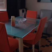 Mesa de comedor de cristal - Img 58079410