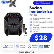 Bocina Bluetooth 8" AO-822 - Img 56621968