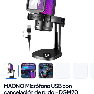 Micrófono para creador de contenido - 6/10