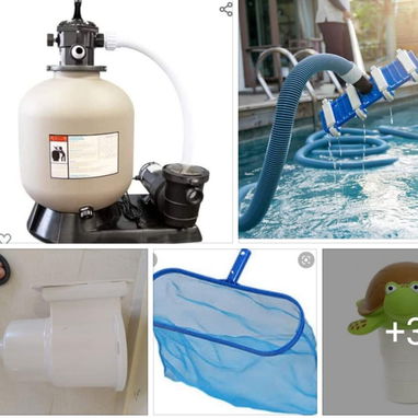 KIT DE LIMPIEZA `PARA PISCINA, ADEMAS LO QUE NECESITE CON BUENOS PRECIOS. - Img 118505461