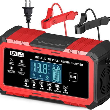 Cargador de batería 12v _ 15Amp . Carga rápida 😃. 50 Usd - 4/4