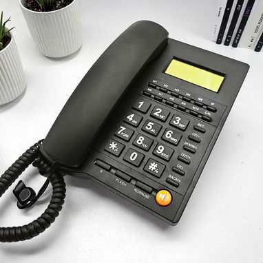 TELÉFONO FIJO CON IDENTIFICADOR DE LLAMADA, FECHA, HORA, ETC - Img 113876499