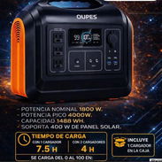 Estación de energía Oupes 1800 máxima potencia - Img 56056835