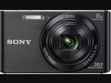 (Me ajusto) Cámara Sony compacta W830 con zoom óptico de 8x - Img main-image