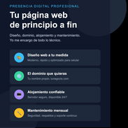 Diseño tu página web + dominio + hosting + mantenimiento mensual*******Página web profesional — diseño, dominio, hosting - Img 56086748