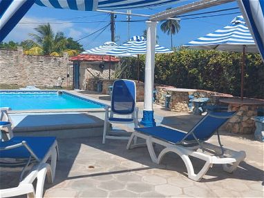 ♨️♨️ Excelente opción para disfrutar un verano pleno , 3 habitaciones, piscina cerca del mar, Guanabo ,+5352463651♨️♨️ - Img 69215957