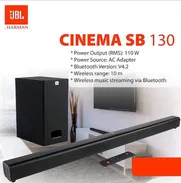 Barra De Sonido + SubWoofer JBL. La marca habla por si sola. TRANSPORTE INCLUIDO - Img 50503228