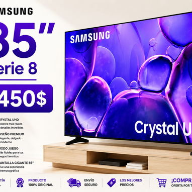 TV SAMSUNG 85” 75” 65” QLED ACEPTO MLC + QLED 4k CRISTAL UHD + GARANTIA +ACEPTO MLC y MONEDA NACIONAL - Img 125113247