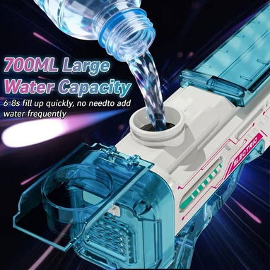 Juguete Pistola de Agua Eléctrica de Alta Presión con Luces LEDD 48 usd - 4/9