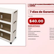 CAJA DE ALMACENAMIENTO PLEGABLE DE 3 CAPAS . - Img 56998251