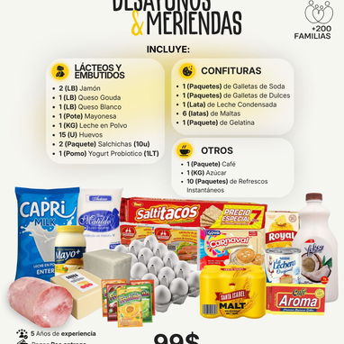 Combos de comida y haceo - 3/9