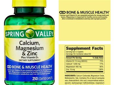 Calcium, Magnesio y Zinc + Vitamina D3 250 TAB - Img main-image