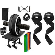 Kit De Entrenamiento Abdominal Multifuncional + Correas De Levantamientos - Img 56412010