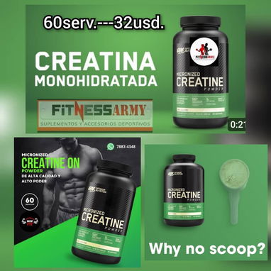 35usd Creatina ON (Optimum Nutrition) 56799461 - Img 65666541