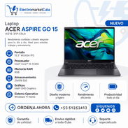 Laptop Acer Aspire Go 15 15.3'' WUXGA IPS Intel Core i5-1334U 8GB RAM 256GB SSD Almacenamiento - Plata ( Nuevo ) - Img 55489186