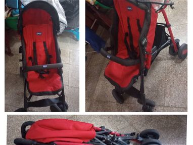 Coche de bebé (Marca Chico Color Rojo y Negro) - Img 68236084