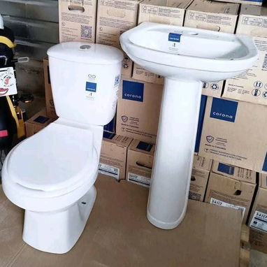 Juego de baño marca corona ( tasa de baño marca corona) - Img 123277176