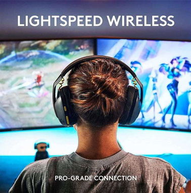🎁 Auriculares Logitech G435 Lightspeed Wireless Negro ✅USB-C, USB-A, 40mm, 20hz-20khz, 45ohm, 165g, Micrófono, Headset - Img 86944388
