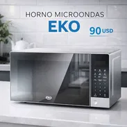 Plateado Efecto Espejo / Horno Microondas EKO - Img 55594468