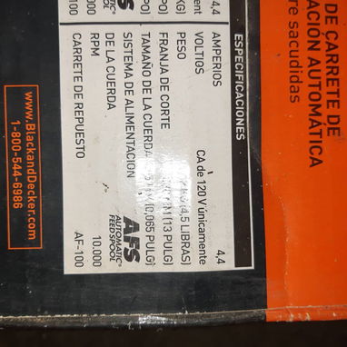 Cortadora de Cesped Black & Decker Americana - 10/10