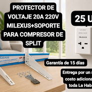 PROTECTOR DE VOLTAJE 20A 220V MILEXUS+SOPORTE PARA COMPRESOR DE SPLIT MILEXUS, Garantía de 15 días, Entrega por un mínim - Img 55968585