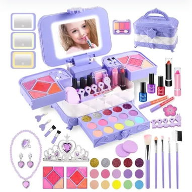 Maletas de maquillaje real no toxico para niñas - 6/10