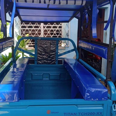 Triciclo: Izuki titan TCH200-200 año 2025 Color :Azul  Batería: 60v 32AH (plomo-ácido) Potencia: 1000W Estensor: 4500W - 2/2