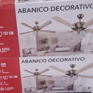 Ventilador de techo para el disfrute del hogar 🏠  Potencia: 60W Velocidades:3 Tamańo: 52”/132 cm  Cadenas: 2 Aspas: 5 r - Img 56578660