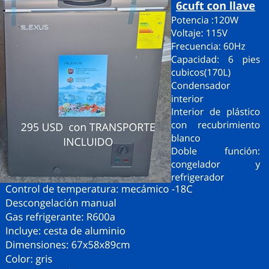 Nevera, refrigerador, lavadora automática, bicicletas, Inversor solar - 7/8