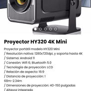 Proyector HY320 4K Mini. Nuevo - Img 50202046
