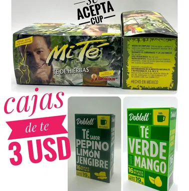 Cajas de te jengibre cúrcuma limón manzanilla canela - Img 68266264