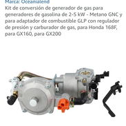 Carburador y diafragma,dual kit, planta electrica para funcionar gasolina  y 2 tipo gas BUEN PRECIO llame 53317308.nuevo - Img 57811346