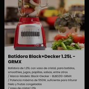 Batidora Black+Decker 1.25L- GRMX - Img 56153663