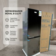 *Refrigerador Royal de 8 pies³* *Congelador abajo* *No es congelación seca*  - Precio 405 USD - Con transporte  - Garant - Img 58082935