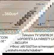 Tv marca VISIÓN 43 pulgada Con cajita incluida - Img 49347476