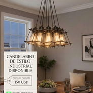 CANDELABRO DE ESTILO INDUSTRIAL DISPONIBLE - Img 55982236