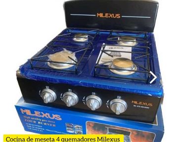 Cocina de Meseta de 4 quemadores Milexus - Img main-image-45733529