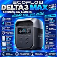 ⚡ECOFLOW DELTA 3 MAX – 2400W (4800W PICO) – CON RUEDAS ⚡ - Img 58078519