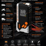 Arrancador y compresor marca saco calidad profesional infla hasta 150psi 40 arranques y 120w de potencia de compresor - Img 58227861