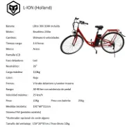 Bicicleta eléctrica marca Lion Holland - Img 45781412