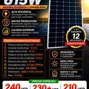 Paneles solares Boviet 615w (210 usd, mens, garantía) - Img 56831094